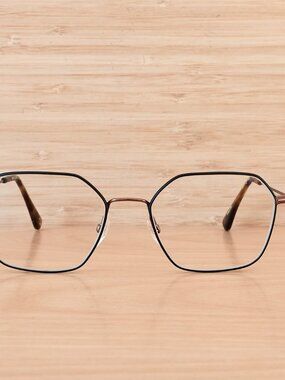Etnia Barcelona Hells Kitchen Geometric Metal Eyeglasses Black Bronze 52-18-145
